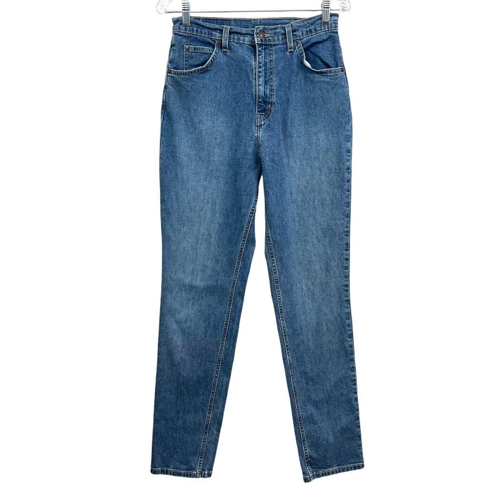 Vintage Levi's Jeans Women Orange Tab Jeans Straight Leg High Rise Blue Sz 28*